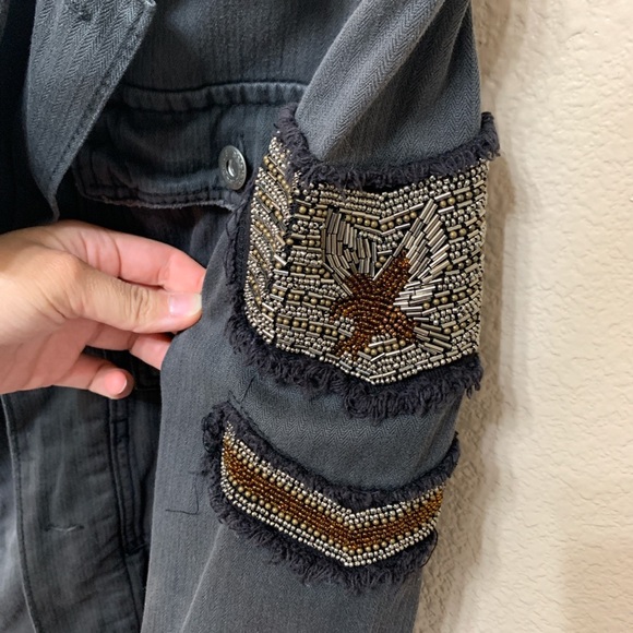 DARK GREY DENIM JACKET - Picture 5 of 5